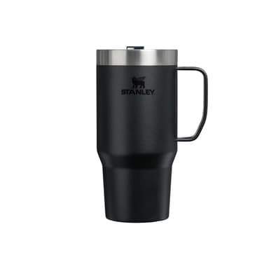 Stanley 1913 Everyday Suburban Travel Mug 0.7L - 2.5 Hours Hot, 7 Hours Cold, 30 Hours Iced - BPA Free - Stainless Steel - Black - Amazon