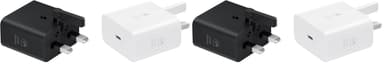 Samsung Galaxy Official 25W Super Fast Charging Travel Adapter (without USB-C to C Data Cable), Black (Pack of 2) - Amazon