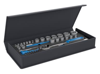 GEDORE TC 19-20-MU-10 Socket Spanner Set 1/4 Inch and 1/2 Inch in Textile Bag - Amazon
