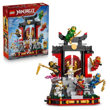 Lego Ninjago Ninja Character Display 15th Anniversary - Monastery Gate Model Kit w/ 8 Collectible Minifigures & Swords - 71866 - Amazon