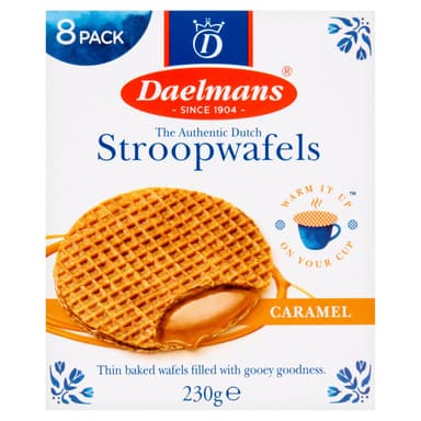 Daelmans Stroopwafels 8x pieces, 230g total - Nectar price - Sainsbury's