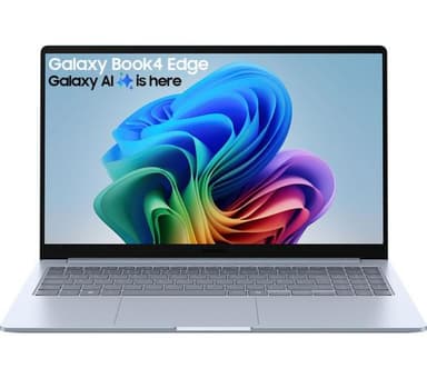 SAMSUNG Galaxy Book4 Edge 15.6" Laptop, Copilot+ PC - Snapdragon X, 256 GB UFS, Sapphire Blue / 512GB £399 With Student Discount - Currys
