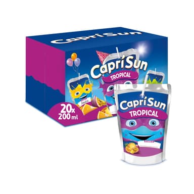 Capri-Sun Tropical Kids Juice Drink, Party Pack, 20x200ml - Amazon