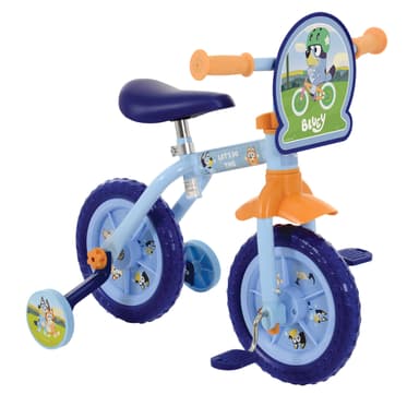 Bluey 2-In-1 Training Toddler Bike - Convertible Training and Balance Bike for 2+ Years, Removable Pedals and Stabilisers - Amazon