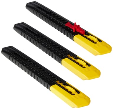 STANLEY 9mm Snap Off Blade Knives (Pack of 3) - Amazon