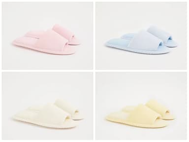 Women's Slider Slippers Baby Pink, Light Blue , Cream, Light Yellow) + 10% off George Rewards + Free C&C - George At ASDA