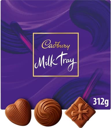Cadbury Milk Tray Assorted Milk Chocolates Gift Set, 312g (£3.64 S&S) - Amazon