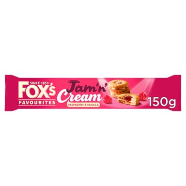 Fox's Jam Sandwich Cream Biscuit 150g - Clubcard Price - Tesco