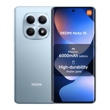 XIAOMI REDMI Note 15 4G Smartphone 8GB 256GB Glacier Blue 6000mAh 108MP Camera - Amazon EU - Amazon