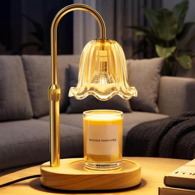 Candle Warmer Lamp - Dimmable & Timer with 2 Bulbs for Jar Candles w/Voucher - Sold by New Creation Hub / FBA - Amazon