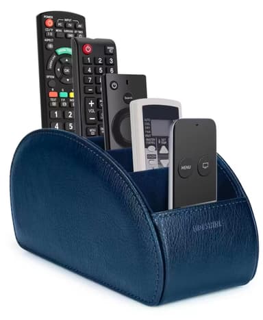 Moshine Remote Control Holder with 5 Compartments, Blue / Brown £5.83 / Light Grey £6.89 / Beige £6.80 Sold By Amazon Haul Global - Amazon