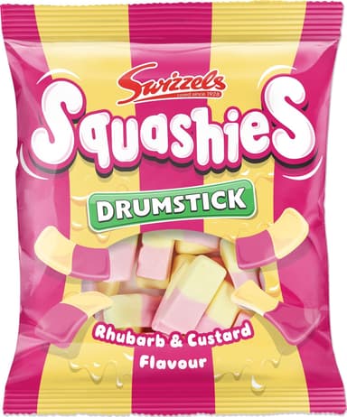Swizzels Squashies Sweets, Rhubarb and Custard Flavour, Single Pack 140g - Amazon