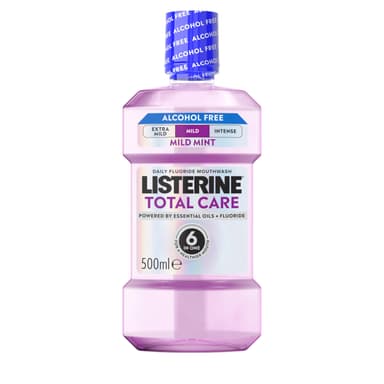 Listerine Total Care Mouthwash 500ml - Mild Taste / Extra Mild Taste - Discount At Checkout (£1.09 / 96p S&S) - Amazon
