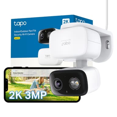 360° View Indoor Camera House Security, Color Night Vision, AI Detection - Amazon