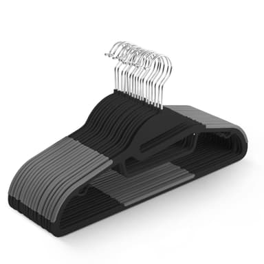KEPLIN 20-Pack Non-Slip Hangers - Durable, Slimline Design for Space Saving with 360° Swivel - Amazon