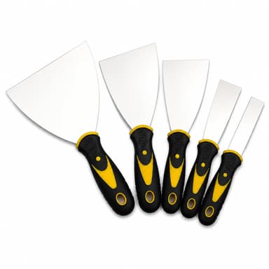 5-Piece Putty Knife Set, 1–5 Inch Scraper and Spackle Knives (Ships by and sold by Amazon Haul) - Free Delivery with £15 Spend - Amazon