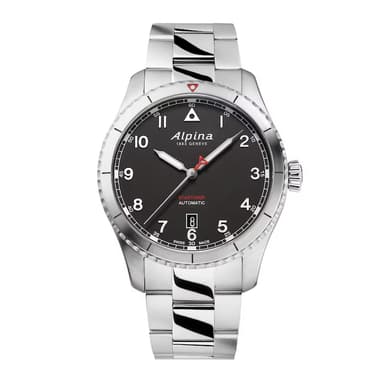 Alpina Men's Silver Tone Startimer Automatic Watch - AL-525BW4S26B - TK Maxx