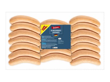 DULANO 20 Bockwurst Sausages 20x90g - Lidl Plus Price - Lidl