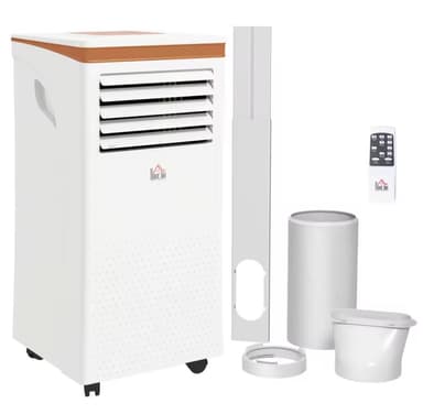 HOMCOM 10000 BTU Portable Air Conditioner 4 Modes LED Display Timer - AOSOM MHSTAR Store - AliExpress