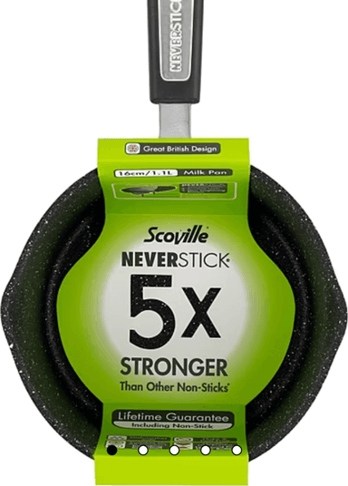 Scoville Neverstick 16cm Milk Pan - Free C&C - George At ASDA