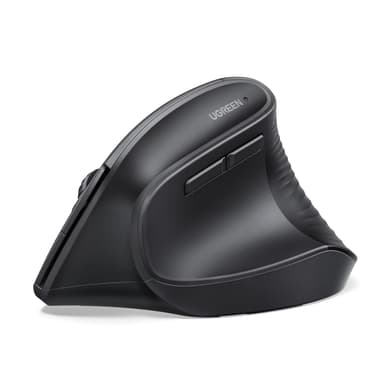 UGREEN Ergonomic Wireless Mouse, Bluetooth &2.4GHz Dual Mode Computer Mouse ( Upto 4000DPI & 12 month battery life ) @UGREEN/FBA - Amazon