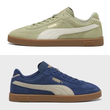 Puma Club II Era Suede Sneakers, 7-12, Blue or Green (blue link in description) - The Sports Edit