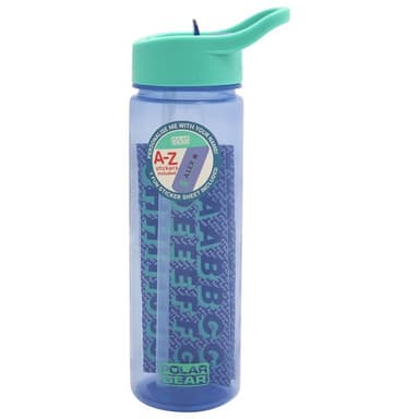 Personalised Teal Sipper Water Bottle - 600ml (Free C&C only) - Argos