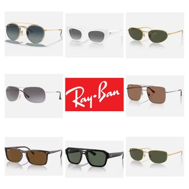 Up to 50% Off Ray-Ban Sunglasses Sale (Over 188 Lines, New Lines & Further Reductions including Ferrari Range - E.g. Zena Bio-Based - Ray Ban