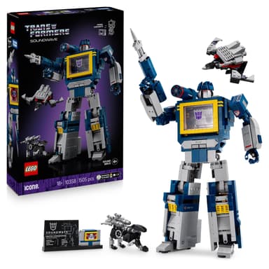 LEGO 10358 Icons Transformers: Soundwave Set for Adults - Amazon