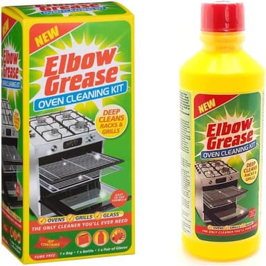Elbow Grease Oven Cleaning Kit (500ml) Contains Bag, Bottle & Gloves - Amazon
