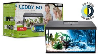 Aquael Leddy Day & Night 60 2.0 Aquarium-Komplettset, 54 l, inkl. LED, Filter & Heizer (ohne CB 69,99€, mit CB 62,99€) - Dehner