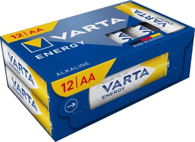[Prime Spar-Abo] VARTA Batterien AA, 12 Stück Cube, Energy LR6 mit 1,5 V - Amazon