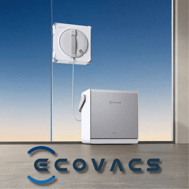 ECOVACS WINBOT W2S Omni Fensterputzroboter + Multifunktionsstation | intelligente Bis-an-den-Rand-Reinigung, 3 Wasserdüsen, 12-Stufen-Schutz - Enzinger