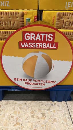 [Edeka] Gratis Wasserball beim Kauf von 3x Leibniz Produkten