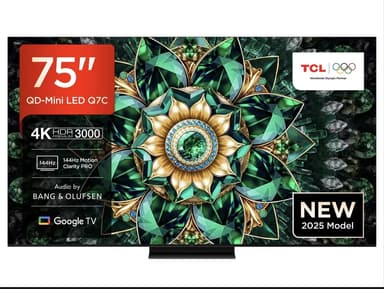 TCL 75Q7C QLED Mini-LED-fernseher, 75 Zoll, 4K HDR Premium - Joybuy