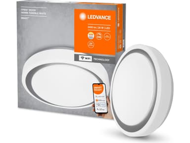 Ledvance LED Deckenleuchte Smart+ Wi-Fi Orbis Moon für 14,95€ + 8,95€ VSK (26 W, 2400 lm, Ø 38 cm, RBGW, WLAN, Einstellbare Farbtemperatur) - IBOOD