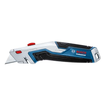 Bosch Professional Universal-Teppichmesser mit ausziehbarer Klinge und Klingenfach im Griff (inkl. 3x Trapezklingen) [Prime] - Amazon