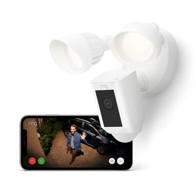 Ring Floodlight Cam Wired Plus Weiß für 103,66 € inkl. Versand bei Amazon.it | DE aktuell ~149 € - Amazon