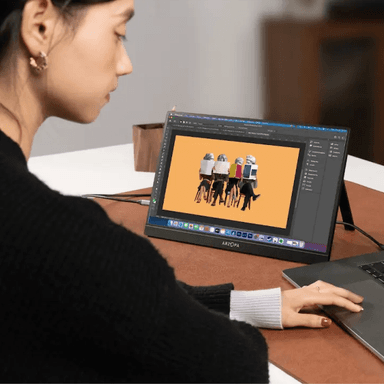 ARZOPA A1 Portabler 15,6 Zoll Monitor | 1920x1080, 60Hz, IPS, HDR, Mini HDMI + USB-C, Standfuß - Joybuy