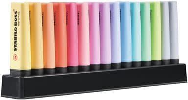 STABILO - Textmarker - BOSS ORIGINAL Pastel 15er Tischset - Prime - Amazon