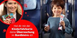 Gratis / Freebie - Spielfiguren & Kindermagazine für Kinder bis 14 J. / Im Fernverkehr Deutsche Bahn