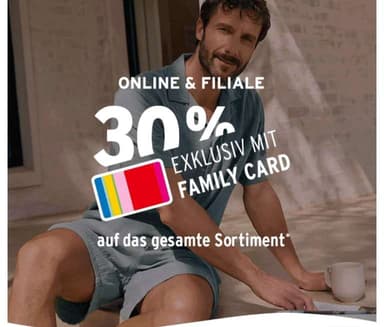 Ernstings Family 30% auf alle bereits reduzierten Artikel | Online & in unseren Filialen - Ernsting's Family
