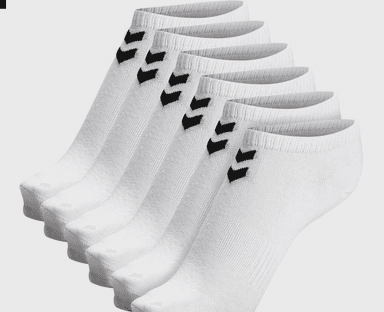 Hummel Socken 24er Pack Baumwolle weiß für 25,89 EUR (41-45) / 1,07 EUR pro Socken - Sportsgeiz