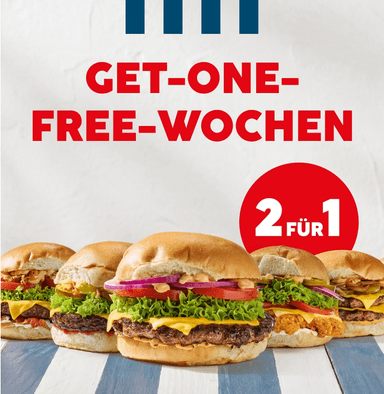 Burgerme 2 für 1: vom 17.08. bis 27.09. jede Woche wechselnde Burger-Duos - Burgerme