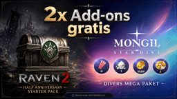 Epic Games Store - 2 Add-Ons gratis: RAVEN2 Half Anniversary Starter Pack + MONGIL: STAR DIVE Divers Mega Paket – Basisspiele erforderlich
