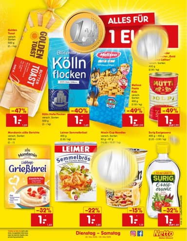 Kölln Haferflocken - Netto