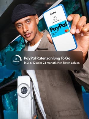 PayPal Ratenzahlung To Go: 0% Zinsen bis 16.06.2026 auf 99€ bis 10.000€ – in 3, 6, 12 oder 24 Raten - PayPal