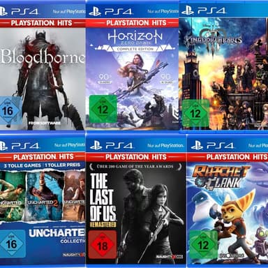 PlayStation 4 Spiele je 7,99€: Uncharted / The Last of Us / Until Dawn / Horizon Zero Dawn / Bloodborne / Kingdom H.3 3,99€ Müller Abholung - Müller