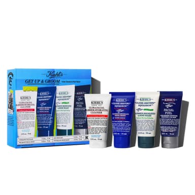 Kiehl's Men’s Grooming Travel Set, Reiseset und Geschenk für Männer, 4-Schritte Pflegeroutine für Reinigung, Rasur - Prime - Amazon