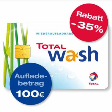 Total - 100€ Waschkarte für 65€ - TotalEnergies